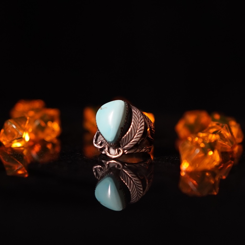 Vintage turquoise ring purchased locally in New Mexico